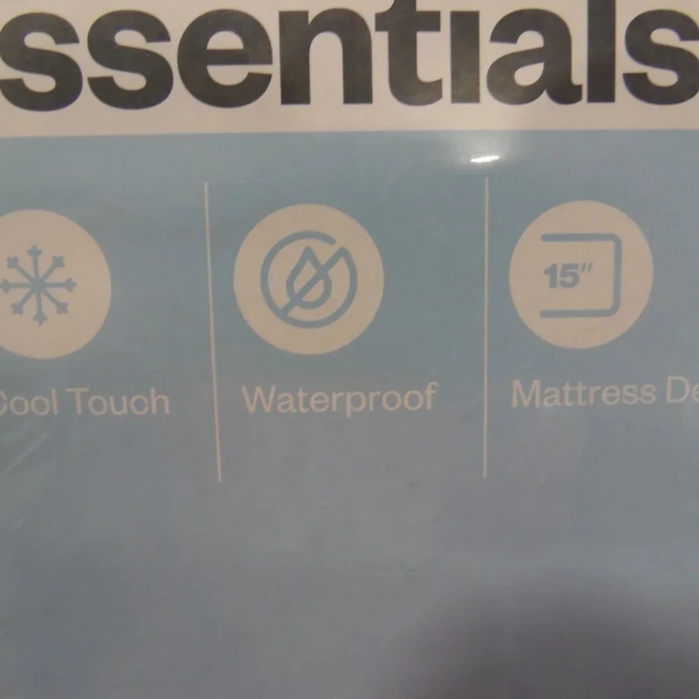 Mattress Pad Full Sized Water Proof-Cool Touch-Up to a 15
